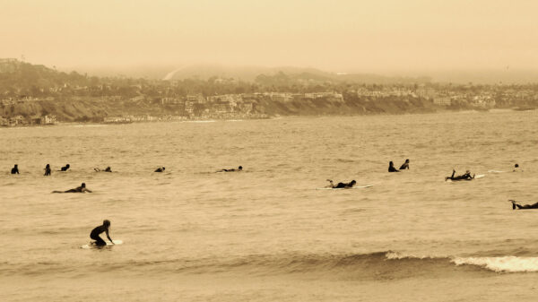 Doheny Beach Surfers